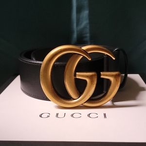Gucci belt with double G buckle